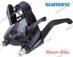 ВЕЛО КОМАНДА ФИКСИРАНА - 3 ЗА ПРЕДЕН ДЕРАЙЛЬОР (ЛЯВА) ТИП ПОМПА (С РЪЧКА) SHIMANO ST-EF41-L-3-2